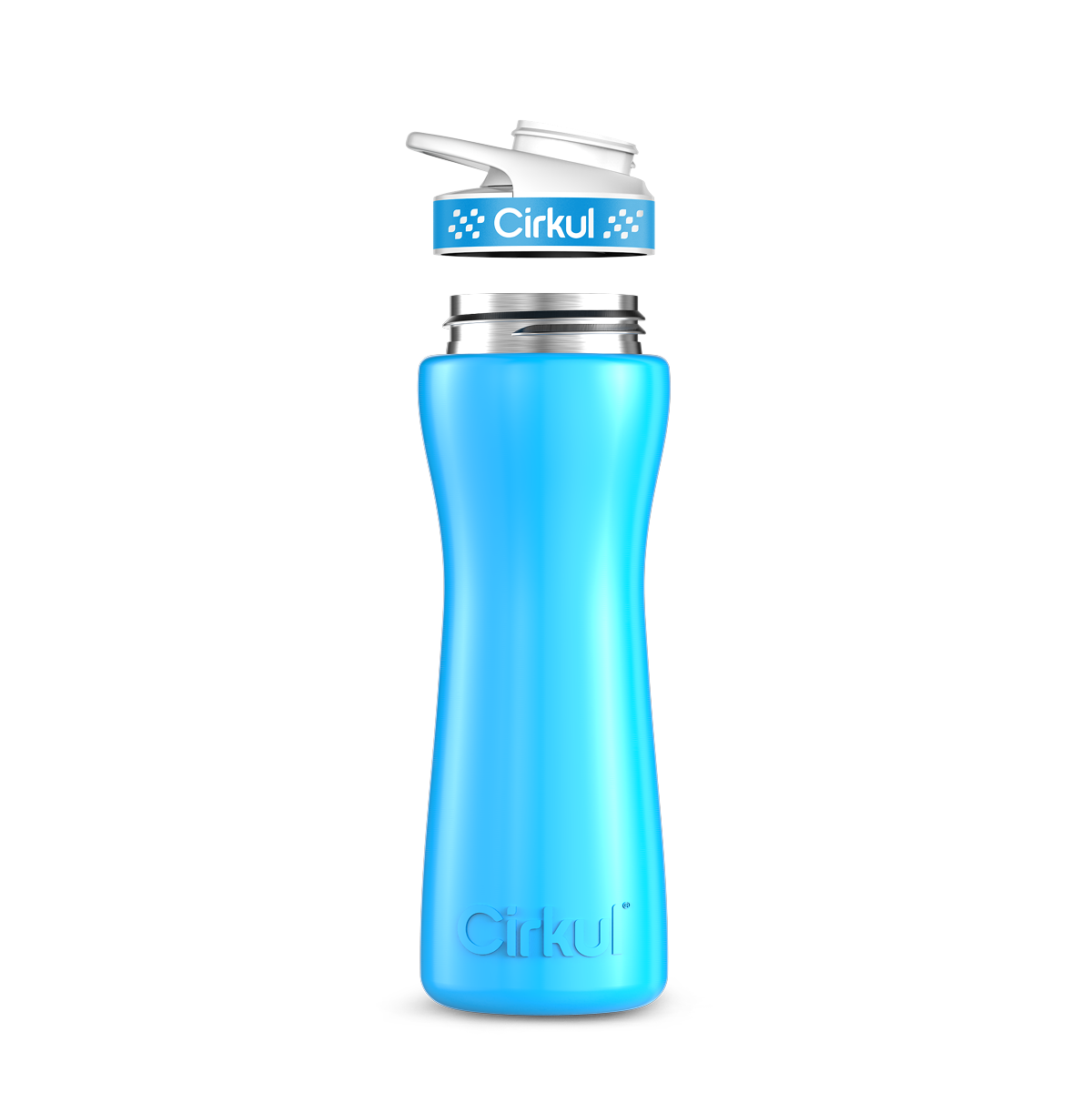 Custom 22oz. Stainless Steel Bottle & Comfort Grip Lid