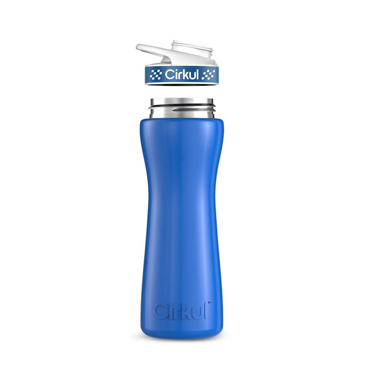 Custom 22oz. Stainless Steel Bottle & Comfort Grip Lid
